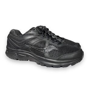 Saucony Shoes Grid Cohesion II Womens‎ 8.5 Wide Black Running Sneakers S10421-4